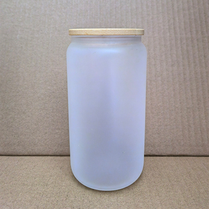 Vasos de Vidrio Transparente de 16oz, 32oz, 40oz, 50oz, Vaso Reutilizable con Forma de Lata de Cerveza, Vaso de Vidrio de Borosilicato Alto con Asa - Product Image 3
