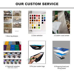 <span class=keywords><strong>Table</strong></span> <span class=keywords><strong>de</strong></span> <span class=keywords><strong>ping</strong></span>-pong en bois <span class=keywords><strong>de</strong></span> chêne massif, pieds robustes, design personnalisé pour la maison, le commerce, les divertissements en intérieur, vente en gros - Product Image 4