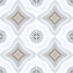 Azulejos de Porcelana Pulidos Brillantes de 600x600mm, Diseño Cerámico de 8mm para Interiores, Estilo Book Match 60x60 24x24, Exportador Indio - Product Image 1