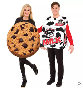 Venta al por mayor de peluche de leche y galletas, <span class=keywords><strong>disfraz</strong></span> de mascota familiar para parejas de Halloween para adultos para fiestas - Product Image 6