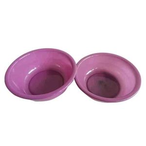 Lavabo de baño de forma portátil Simple de dos capacidades Lavabo redondo Molde usado - Product Image 4