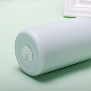 Stainless Steel Mini <b>Thermos</b> <b>Bottle</b> 304 Inner 201 Outer Pale Light Blue Light Powder Color Home Use Gift - Product Image 3
