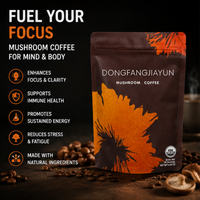 Offre Spéciale : Mélange de Café Protéiné Instantané Keto Sans Sucre, Poudre de Café aux Champignons et Collagène pour une Boisson Nutritionnelle Quotidienne du Matin