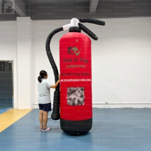 <span class=keywords><strong>Extincteur</strong></span> <span class=keywords><strong>gonflable</strong></span> personnalisé avec logo et code QR, grand affichage de sécurité <span class=keywords><strong>gonflable</strong></span> pour la formation incendie et les expositions - Product Image 1