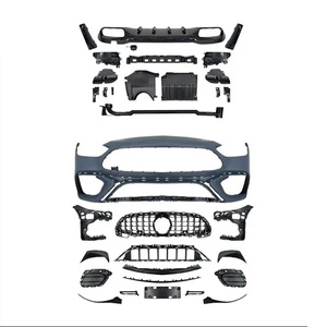 Kit de parachoques delantero automático de material ABS de la marca SPM para <span class=keywords><strong>Mercedes</strong></span> <span class=keywords><strong>Benz</strong></span> Clase <span class=keywords><strong>C</strong></span> w206 kit de carrocería actualización a <span class=keywords><strong>AMG</strong></span> 63S accesorios 2022 + - Product Image 1