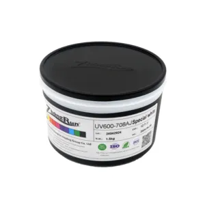 حبر UV600-AJ LED UV للأوفست لطباعة الحبر فوق البنفسجي قابل للعلاج فوق البنفسجي لأحبار الحيوانات الأليفة / PVC / PP