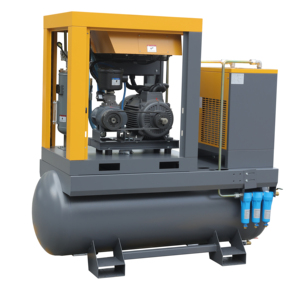 Compresor de Aire de Tornillo 4 en 1 Airhorse, 4KW 7.5KW 11KW 15KW 22KW, con Secador, Tanque y Filtro Integrados, Diseño que Ahorra Espacio - Product Image 5