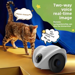 Robot Inteligente para Alimentación <span class=keywords><strong>de</strong></span> Mascotas, Cámara Móvil para Toda la Casa, Monitoreo Remoto Inalámbrico, Audio Bidireccional, Visión Nocturna - Product Image 1