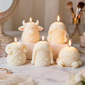 Colección Completa de Velas Aromáticas del Zodiaco, Velas con Forma de Horóscopo, Aromaterapia, Decoración Adorable para el Hogar, Regalos con Fragancia - Product Image 2