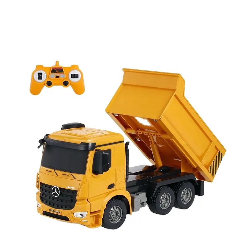 Bemay oyuncak 1/26 2.4G RC DAMPERLİ KAMYON oyuncak otomatik kod eşleştirme kamyon DAMPERLİ KAMYON satılık