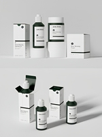Boîte rigide de luxe pour cosmétiques et soins de la peau, emballage de parfum recyclable, boîte d'huile essentielle, boîte en papier pour flacon de parfum – CONCEPTION GRATUITE