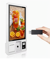 Terminal de paiement mobile en libre-service, borne de commande automatique, écran tactile, machine de point de vente pour restaurant, commerce de détail