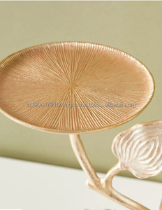 Customized Color <b>Tree</b> Shaped 2 Tier Cake Stand With Golden Finishing Home Decor <b>Tabletop</b> Accessories - Product Image 2