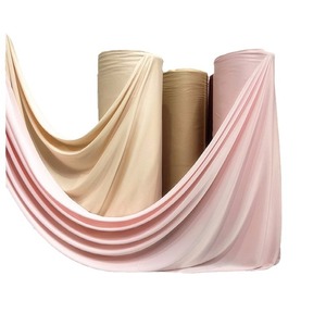Decorazione del partito drappeggio onda soffitto 80cm di larghezza 100% in poliestere tessuto opaco tenda matrimonio sfondo panno - Product Image 1