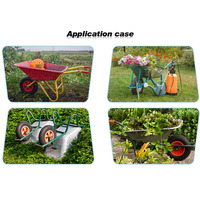 FR1603 4.00-8 Brouette industrielle de jardin en mousse PU Brouettes robustes Brouette à roues