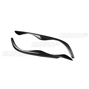 1 par de cubiertas de fibra de carbono real para faros delanteros de coche, para BMW E46 323i 328i 330i 325i 1999 2000 2001 2002 2003 2004 - Product Image 2