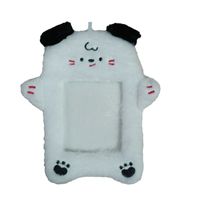 Porte-cartes photo Kpop mignon en peluche, pendentif en forme d'animal de dessin animé (chat, chien), 3 pouces, super doux, rembourrage en liège