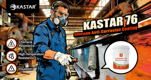 KASTAR 76 Revestimiento de Silicona Líquida Anticorrosión/Antioxidante para Materiales Metálicos, de Cemento, Hormigón y Madera con Aplicación con Brocha - Product Image 6