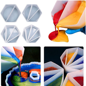 Tazas <span class=keywords><strong>de</strong></span> mezcla <span class=keywords><strong>de</strong></span> resina epoxi <span class=keywords><strong>de</strong></span> silicona transparente, taza medidora <span class=keywords><strong>de</strong></span> distribución, herramientas <span class=keywords><strong>de</strong></span> resina epoxi DIY <span class=keywords><strong>para</strong></span> fabricación <span class=keywords><strong>de</strong></span> joyas, Hobby Craft - Product Image 2