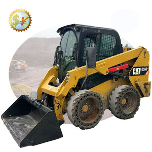 Minicargadora Caterpillar 236D usada, fabricada en Japón, con pintura original, minicargadora de ruedas 226D 236D 242D - Product Image 1