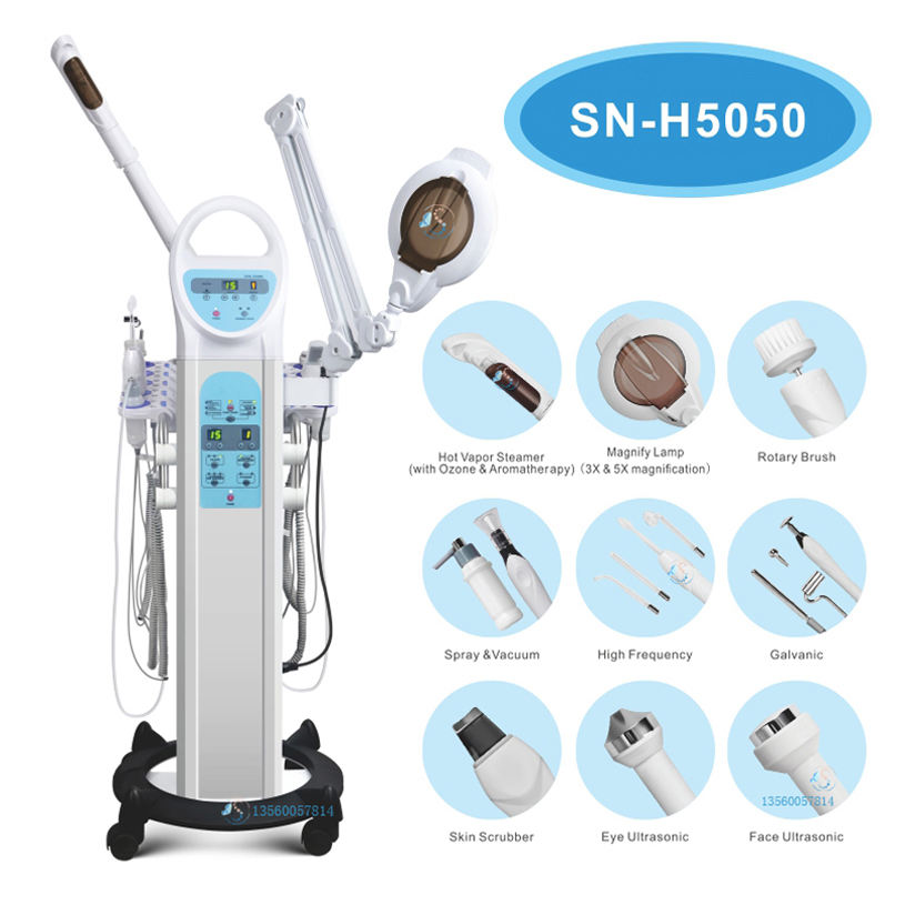 9 In 1 Sonia Multifunction Beauty Machine Galvanic High Frequency