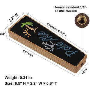 בר מכירה חם מלאכה בירה קונג ברז ידית עץ בירה חתוך ידיות ברז עץ לידיות ברז - Product Image 3