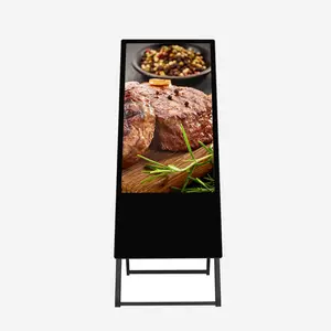 Schermo LCD HD da 43 pollici android digital signage advertising media led tv ads chiosco lcd digitale portatile