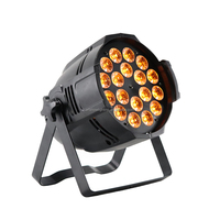 Lumière Par Led haute luminosité 18x15W RGBWA 5 en 1 DMX, éclairage professionnel de scène à l'intérieur, équipement de DJ