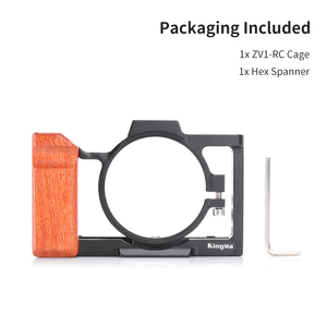 Jaula para Cámara DSLR de Aleación de Aluminio Multi-orificio KingMa, Accesorio para Vlog de Video para <span class=keywords><strong>Sony</strong></span> <span class=keywords><strong>ZV1</strong></span> - Product Image 5