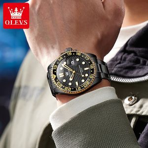 OLEVS 3610 OEM personalizado de lujo clásicos Logotipo de acero marca calendario impermeable luminoso reloj de Negocios Deportes reloj de cuarzo para hombre - Product Image 3