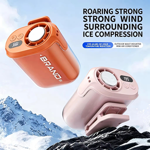 พัดลมพกพาแบบคลิปหนีบเอว ชาร์จไฟได้ ความจุแบตเตอรี่ 4000mAh ขนาดเล็ก ความเร็วสูง สำหรับใช้ในบ้าน - Product Image 2
