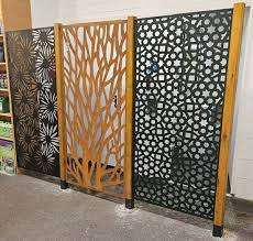 Protection de clôture de jardin privé sculpté en aluminium vinyle Composite bricolage intimité jardin fer sculpture sur bois treillis - Product Image 2