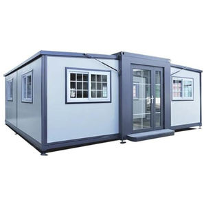 Conteneur modulaire pliable de 20 pieds en panneaux sandwich respirants, extensible, pour chambre moderne, salon extérieur, salle de sport, atelier, hall - Product Image 4