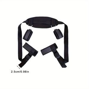 อุปกรณ์พันธนาการทางเพศสำหรับผู้ใหญ่แบบขายส่ง อุปกรณ์ BDSM สายรัดขาและข้อเท้าแบบปรับได้ ตั้งแต่คอถึงต้นขา เหมาะสำหรับคู่รักที่ชื่นชอบการเล่น SM - Product Image 5