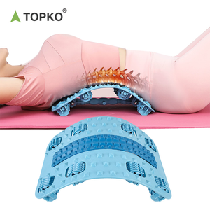 Rodillo de Estiramiento Lumbar TOPKO y Masajeador de Pies, Masajeador de Tracción Lumbar Infinitamente Ajustable, Alivio para la Cintura - Product Image 5