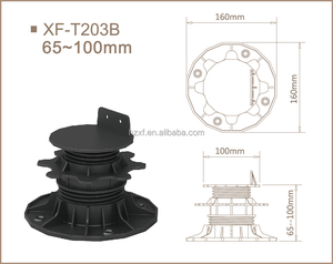 أرجل دعامة قابلة لتعديل الارتفاع للأرضيات الخارجية المرتفعة XF-T203B 66-100 مم - Product Image 2