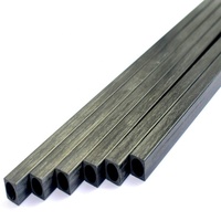 Tube carré en fibre de carbone personnalisé 12K, tube télescopique CFRP, tube carré en fibre de carbone extrudé pour axe de drone, cadre robotique
