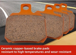 Plaquettes de frein pour moto, vélo électrique X5, frein à disque en graphène, plaquettes de frein en céramique Little Crab - Product Image 5