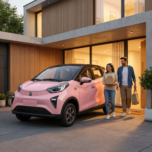 Vehículo Eléctrico Seguro y Duradero de 4 Puertas y 4 Ruedas <span class=keywords><strong>para</strong></span> Familias Pequeñas, Ideal <span class=keywords><strong>para</strong></span> el Transporte Diario a la Escuela y Actividades Postescolares - Product Image 2
