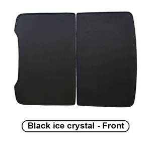 Accesorios de coche techo solar de cristal para Tesla nuevo modelo Y 2025 Beige hielo cristal tela hebilla techo ventana coche parasol para Tesla - Product Image 3