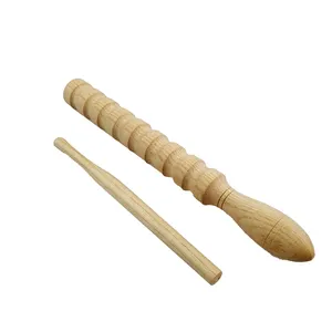 Bộ gõ nhịp điệu gậy làm bằng tay bằng gỗ scraper claves nhạc cụ claves gỗ