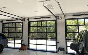 Porte de garage moderne en alliage d'aluminium avec vue panoramique et lumière naturelle - Marque Zhiyi - Product Image 6