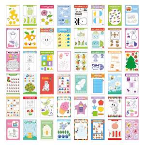 Libro di Attività per Bambini 48 Pagine con Forbici, Adesivi, Conteggio, Puzzle Illustrati, Quaderno di Ritagli e Incollaggi per Bambini - Product Image 5