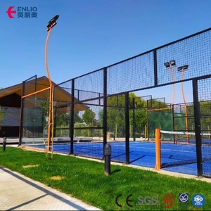 Pista <span class=keywords><strong>de</strong></span> Pádel Personalizada Enlio, Pista <span class=keywords><strong>de</strong></span> Pádel Profesional <span class=keywords><strong>de</strong></span> Grado Torneo, Conjunto Completo con Techo Eléctrico, Fabricante - Product Image 3