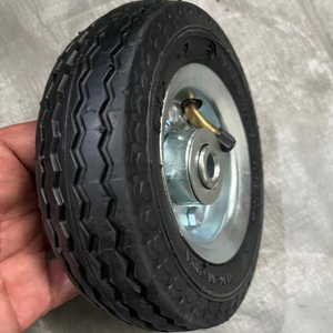 6*2 roda pneumática do pneu do rodízio para a ferramenta carrinho plataforma carrinho com 6 polegadas 2 largura - Product Image 2