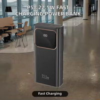 Offre Spéciale : Batterie Externe 22,5W Compatible QC 10000mAh à Charge Rapide avec Écran LED et Interface USB, Batterie Li-Polymère