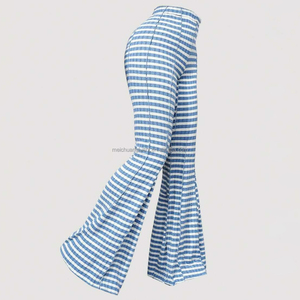 Kit Personalizzato <span class=keywords><strong>con</strong></span> <span class=keywords><strong>Elastico</strong></span> e Bordo Arricciato per Pantaloni a Zampa d'Elefante da Donna - Product Image 4