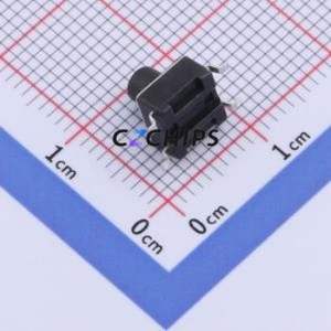 TS-1102SD-B-G-B Tactile Switch SMD-4P,6x6mm Switch Single Pole Single Throw Round Button 1.6N Vertical Mount - Product Image 2