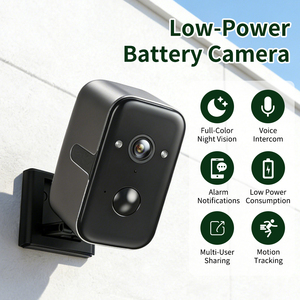 กล้องวงจรปิดแบตเตอรี่ 3MP จากโรงงานโดยตรง รองรับโลโก้ OEM แอป O-KAM แบตเตอรี่ 5200mAh WiFi ไร้สาย เสียงสองทาง พร้อมเซ็นเซอร์ PIR ขายส่ง - Product Image 3