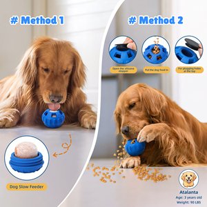 Palla Dispensatrice di Snack per Cani in Gomma Naturale, Giocattolo Resistente per Alimentazione Lenta, Addestramento, Pulizia dei Denti e Alleviamento della Noia - Product Image 3
